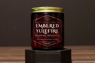 EMBERED YULEFIRE – Sacred Sandalwood & Ambered Tonka Soy Candle