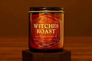 Witches Roast candle – pumpkin spice coffee soy blend by Embered